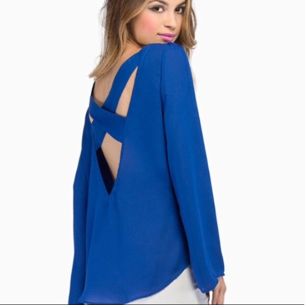 Cross-Back Blouse